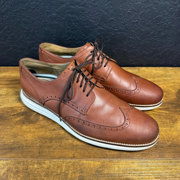 Cole Haan Other - Cole Haan Original Grand C26471 Brown Leather Wingtip Oxford Mens Size 12M